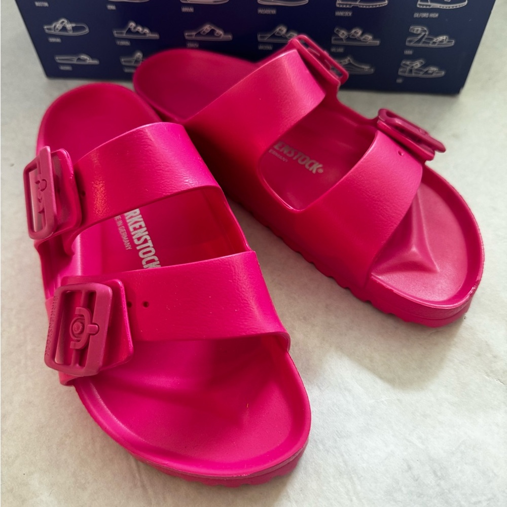 Birkenstock Beetfront Purple Arizona Slide Sandals New Size 7